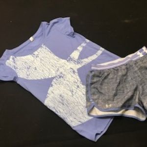 Under Armour shorts/top set
